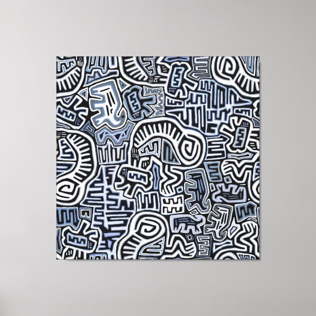 Toile Shaman Peyote Ritual Mola (Recto)