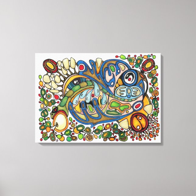 Toile Shaman Spirit : The Whisper of Spirit Voices (WEST (Recto)