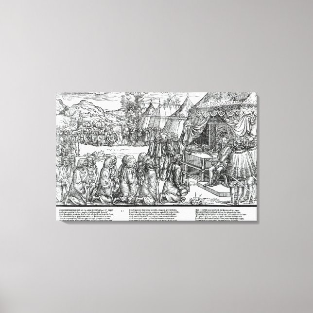 Toile Shane O'Neill rebelle prétendant être comte de (Recto)