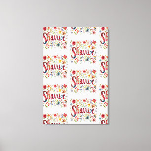 Toile Shavuot - Design Shavuot Floral