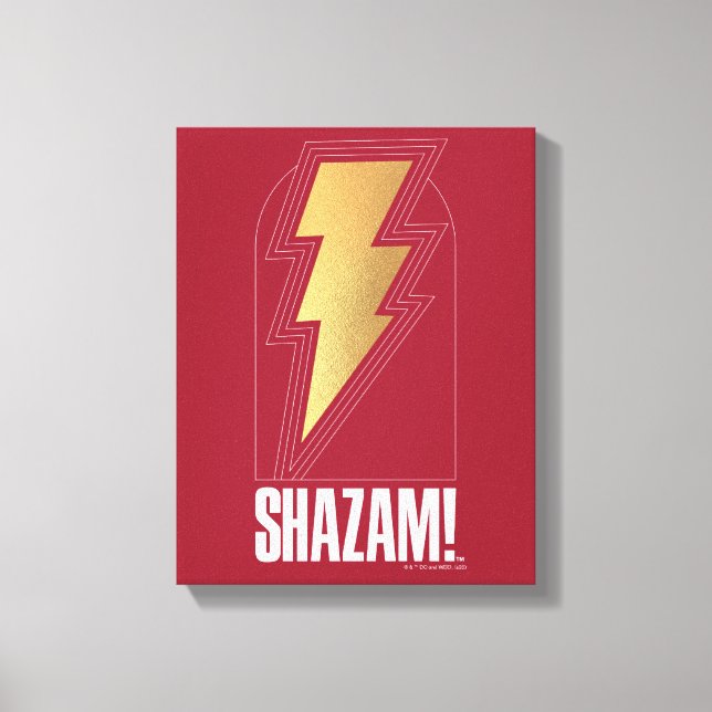 Toile SHAZAM ! Furie des dieux | Insigne de boulon de fo (Recto)