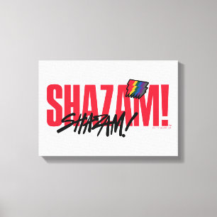 Toile SHAZAM ! Furie des dieux   Logo des boulons arc-en