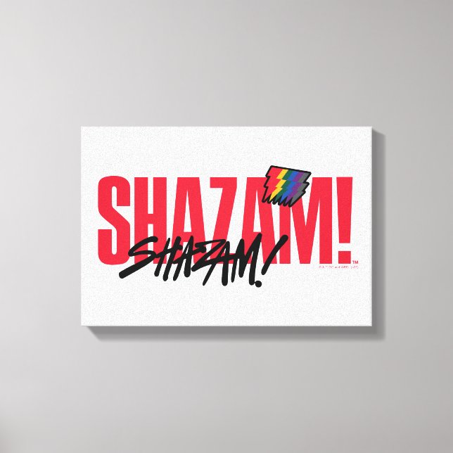 Toile SHAZAM ! Furie des dieux | Logo des boulons arc-en (Recto)
