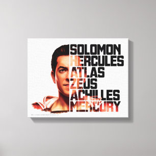 Toile SHAZAM !   Shazam Closeup Acronyme graphique