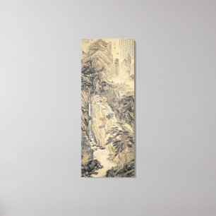 Toile Shen Zhou / Lofty Mountain /