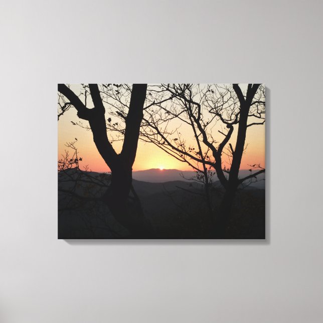 Toile Shenandoah Sunset National Park Paysage (Recto)