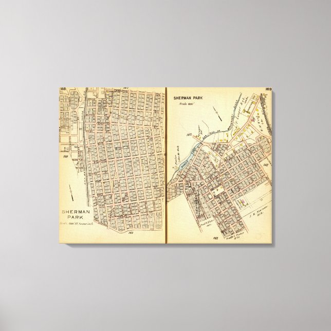 Toile Sherman Park, New York 2 (Recto)