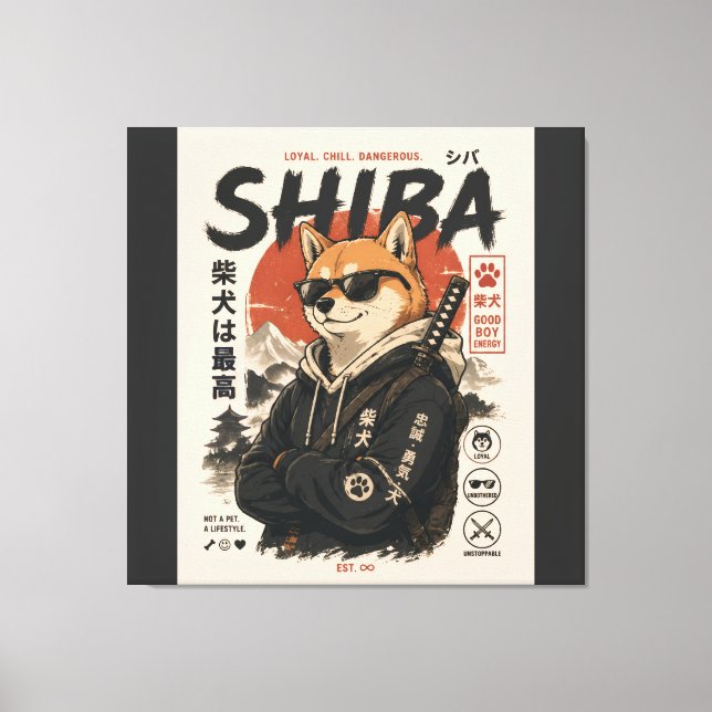 TOILE SHIBA LE PROTECTEUR (Recto)
