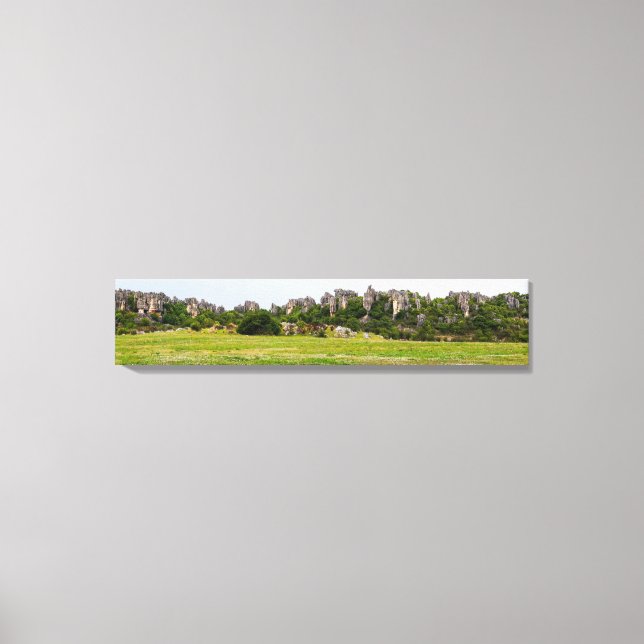 Toile Shilin pinnacles Forêt de pierre - Yunnan, Chine,  (Recto)