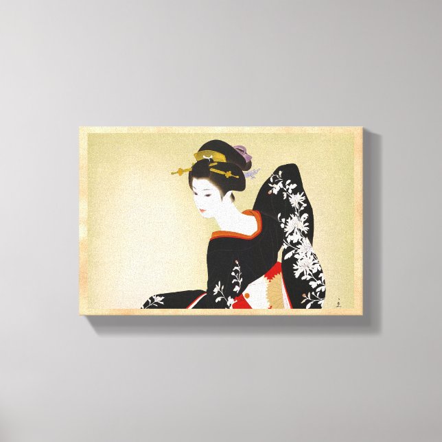 Toile Shimura Tatsumi Deux Sujets Pour Les Femmes Japona (Recto)