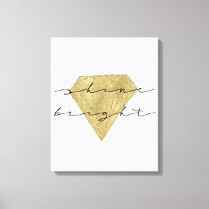 Toile Shine Diamond Or