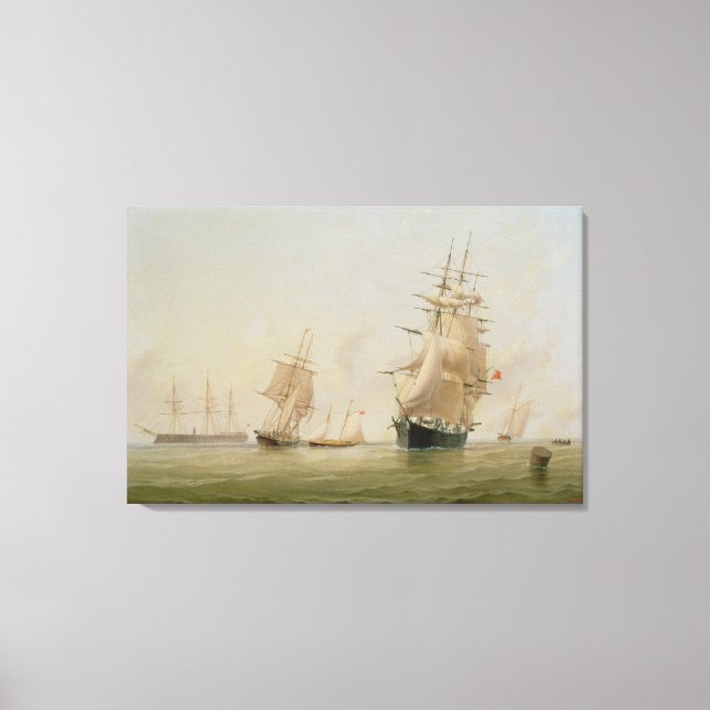 Toile Ship Painting (Recto)