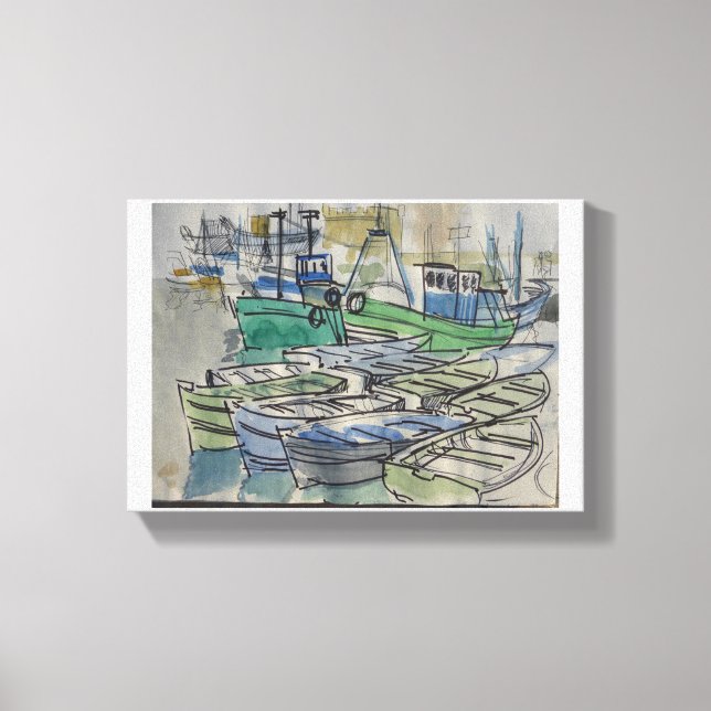 Toile Shipping in a Calm *** Peter Monamy Canvas Print (Front)
