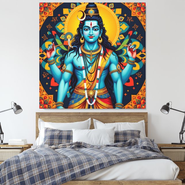 TOILE SHIVA LE DESTROYER-4 (Insitu(Chambre))