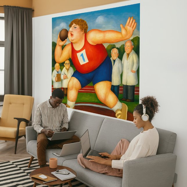 Toile Shotput - Large Wrapped Canvas Art Print (Shotput - Large Wrapped Canvas Art Print)