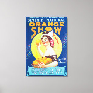 Toile ShowPoster orange national #3
