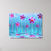 Toile Shy Daisies Imprimer