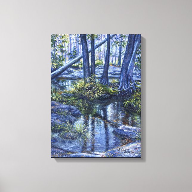 Toile "Si un arbre tombe..." (Recto)