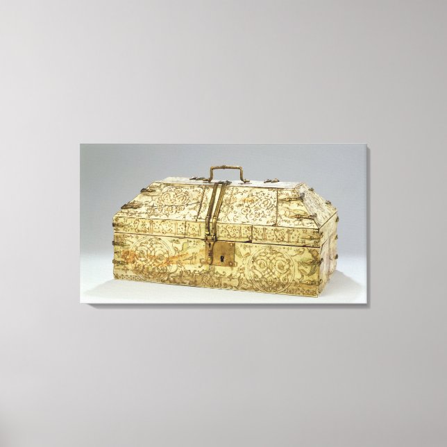 Toile Siculo arabe cercueil avec animaux (Recto)