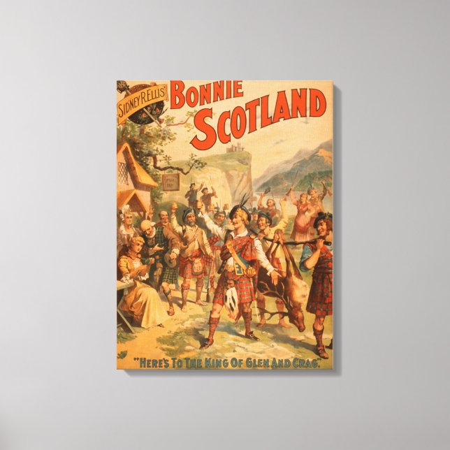 Toile Sidney R. Ellis' Bonnie Scotland Scottish Play 3 (Recto)