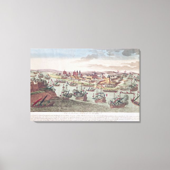 Toile Siège de Malte, 12 juin 1798 (Recto)