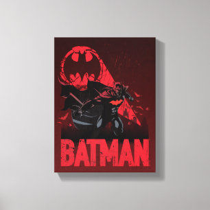 Toile Signal Batman Crimson Bat