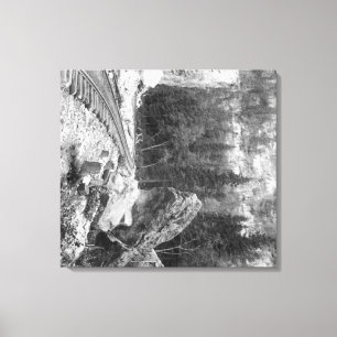 Toile Signal Rock près de la voie ferrée Photographie