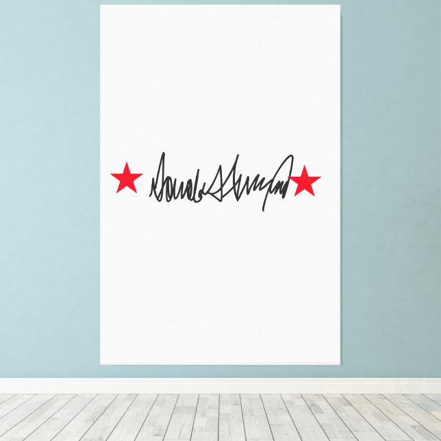 Toile Signature Trump (Insitu (Plancher de Bois))