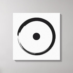 Toile Signe astrologique - Bouddhisme Zen Circle 1