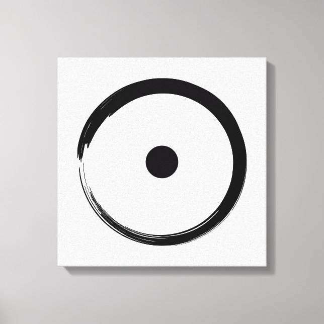 Toile Signe astrologique - Bouddhisme Zen Circle 1 (Recto)