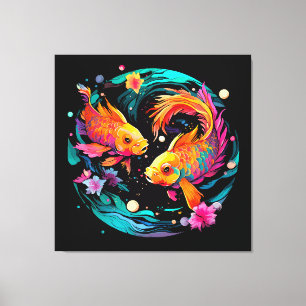 Toile SIGNE D'Astrologie Pisces