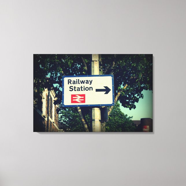 TOILE SIGNE DE LA GARE (Recto)