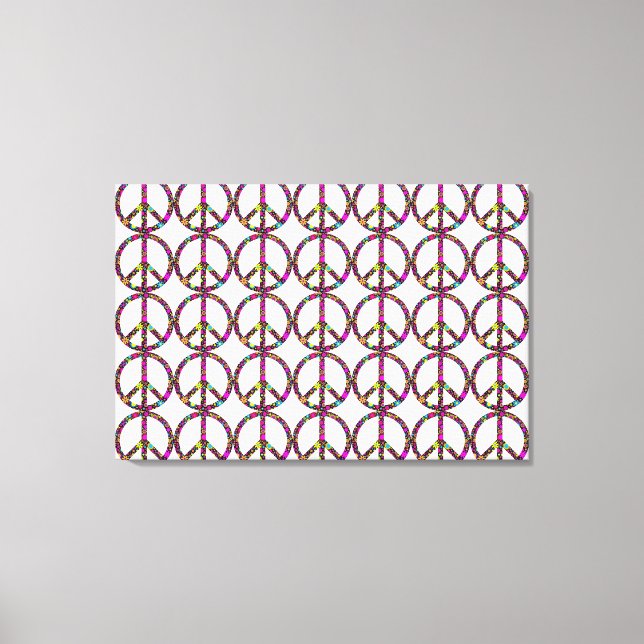 Toile SIGNE DE PAIX FLORALE super (Recto)