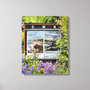 TOILE SIGNES D'ANCIENNE GARE