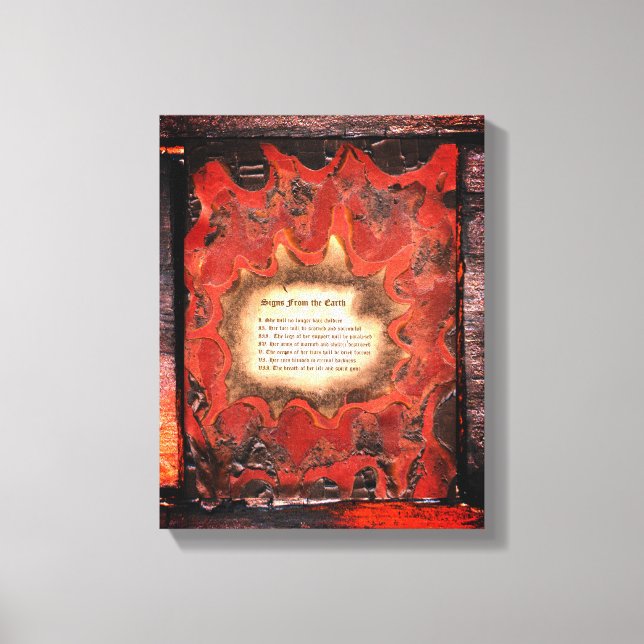 Toile Signes De La Terre (Recto)