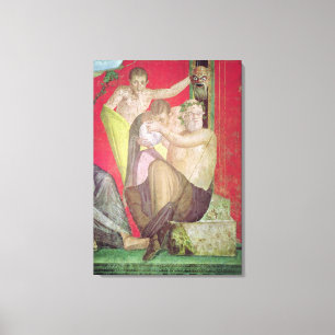 Toile Silenus et le jeune satyre, mur est