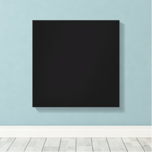 Toile Silhouette de chat noir minimaliste