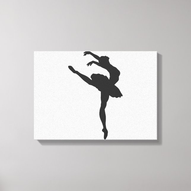 Toile Silhouette de la ballerine (Recto)