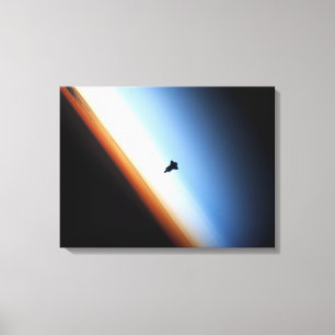 Toile Silhouette de la navette spatiale Endeavor