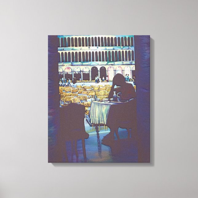 Toile Silhouette de Saint-Marc, Venise (Recto)