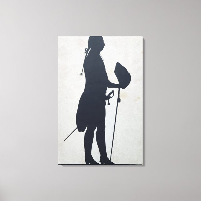 Toile Silhouette d'un homme (Recto)