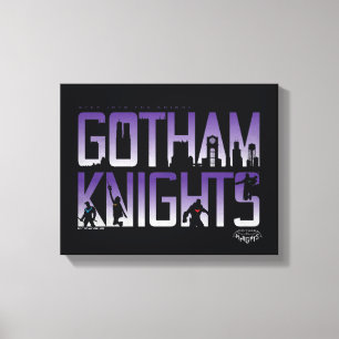 Toile Silhouettes de Gotham Knights
