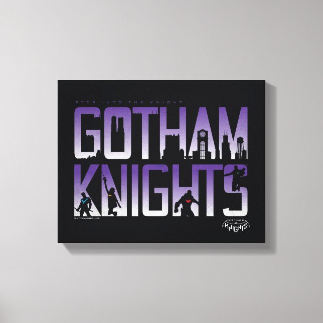 Toile Silhouettes de Gotham Knights (Recto)