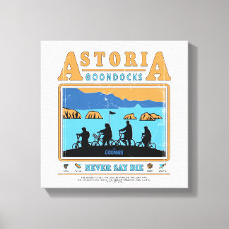 Toile Silhouettes des Goonies sur les Goondocks d'Astori
