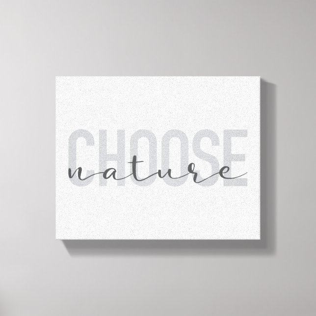 Toile Simple, moderne, urbain, design cool Choisir Natur (Recto)