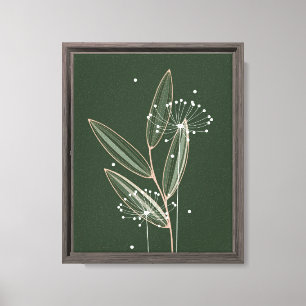Toile Simple touche de nature semer la terre
