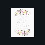 Toile Simplement Joli Welcome Enveloppé Canvas Signal<br><div class="desc">Bienvenue à vos invités avec un imprimé design,  prêt à être encadré pour un bel affichage. Objets correspondants et options de fichier imprimable disponibles à l'adresse www.berryberrysweet.com</div>