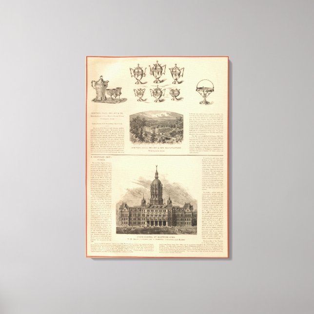 Toile Simpson, Hall, Miller et Traveler's Company (Recto)