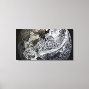 Toile Simulation de nuage d'un seul jour 4