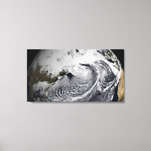 Toile Simulation de nuage d'une seule journée 2 (Recto)